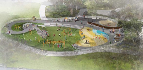 Panhandle Playground Renovation Rendering