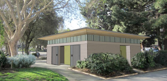 Restroom Renovation Rendering