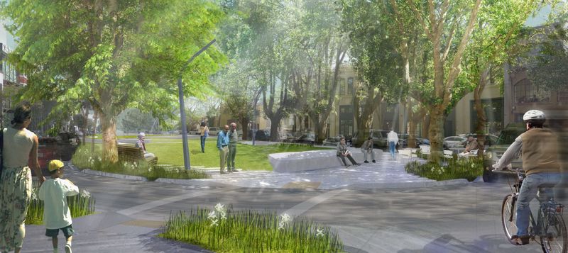 South Park Rendering of the Entry