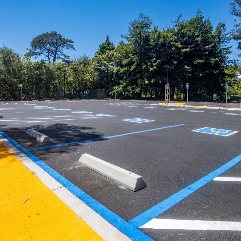 bandshell parking lot