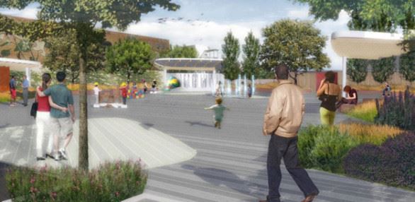 Noe Valley Town Square Rendering