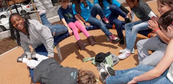 Kids at Hayes Valley Playground