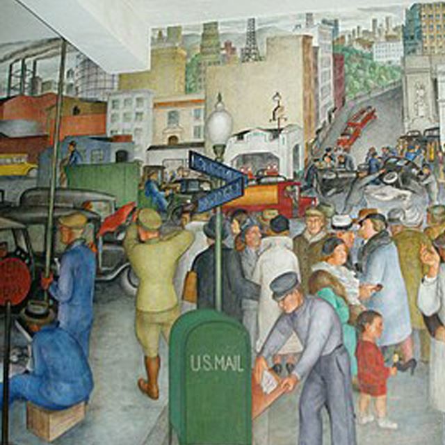 Mural sa Tore ng Coit