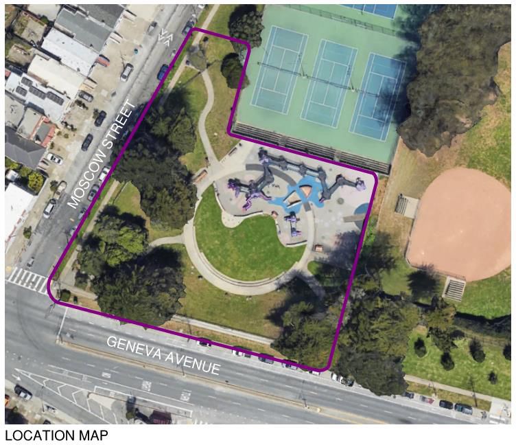 CROCKER AMAZON LOCATION MAP