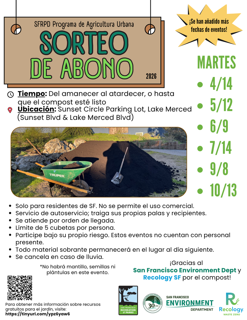 2026 Compost Giveaway More Dates Announced Flyer (Spanish) Opens in new window