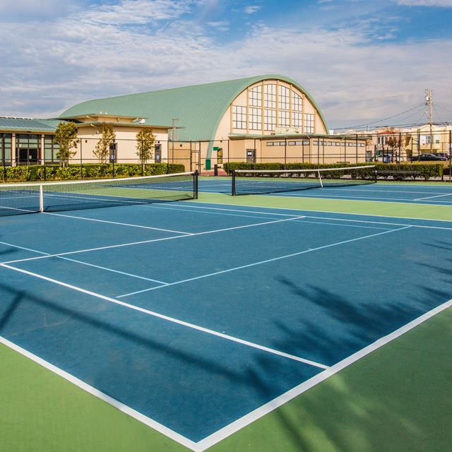 Mga panlabas na korte ng tenis